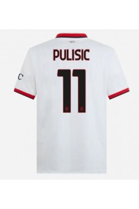 Fotbalové Dres AC Milan Christian Pulisic #11 Venkovní Oblečení 2024-25 Krátký Rukáv